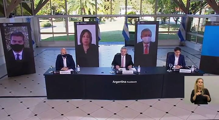 Gobernadora muteada - Fuente: Casa Rosada