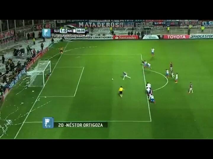 Así se gritó el gol de Ortigoza en las calles de Boedo