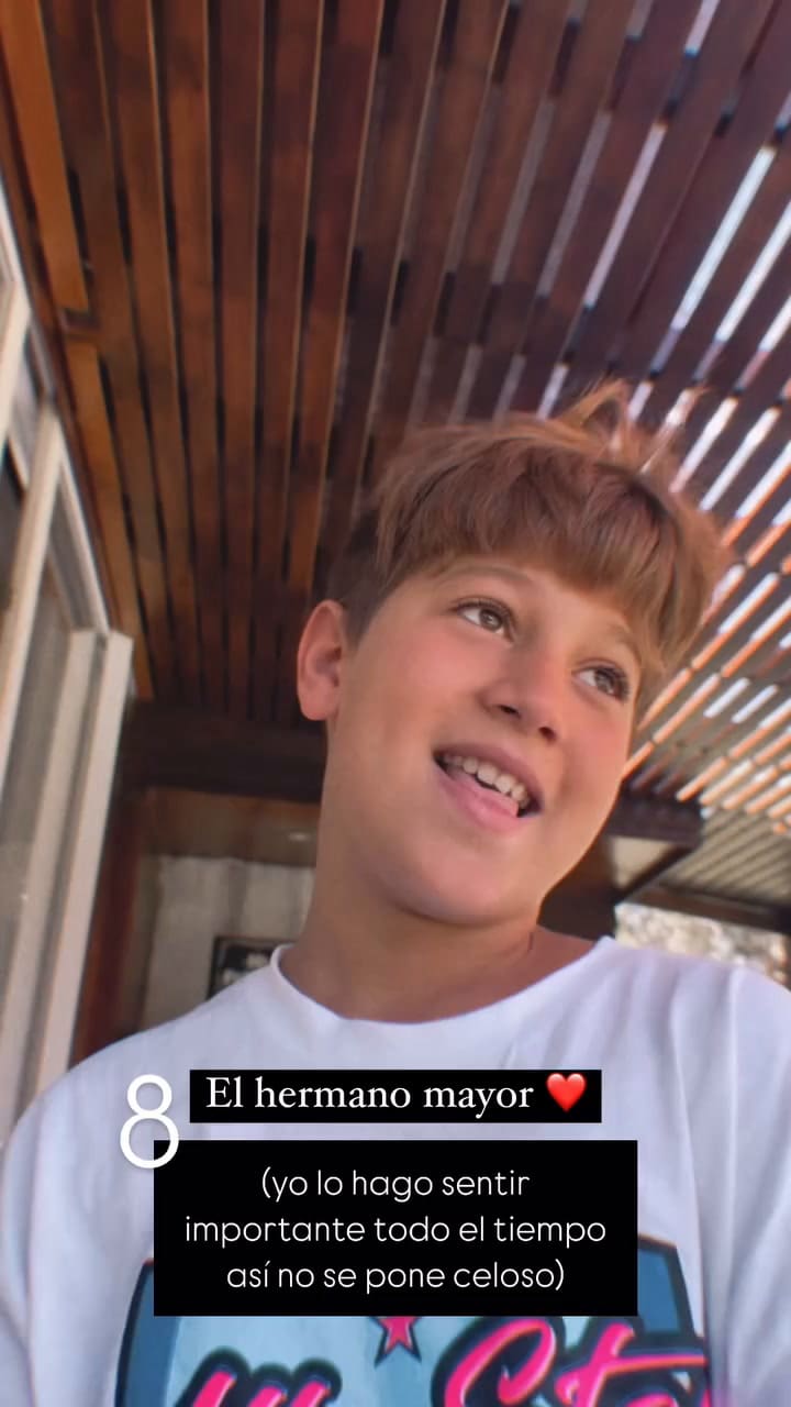 La reacción de Momo al conocer que tendrá un hermano o hermana