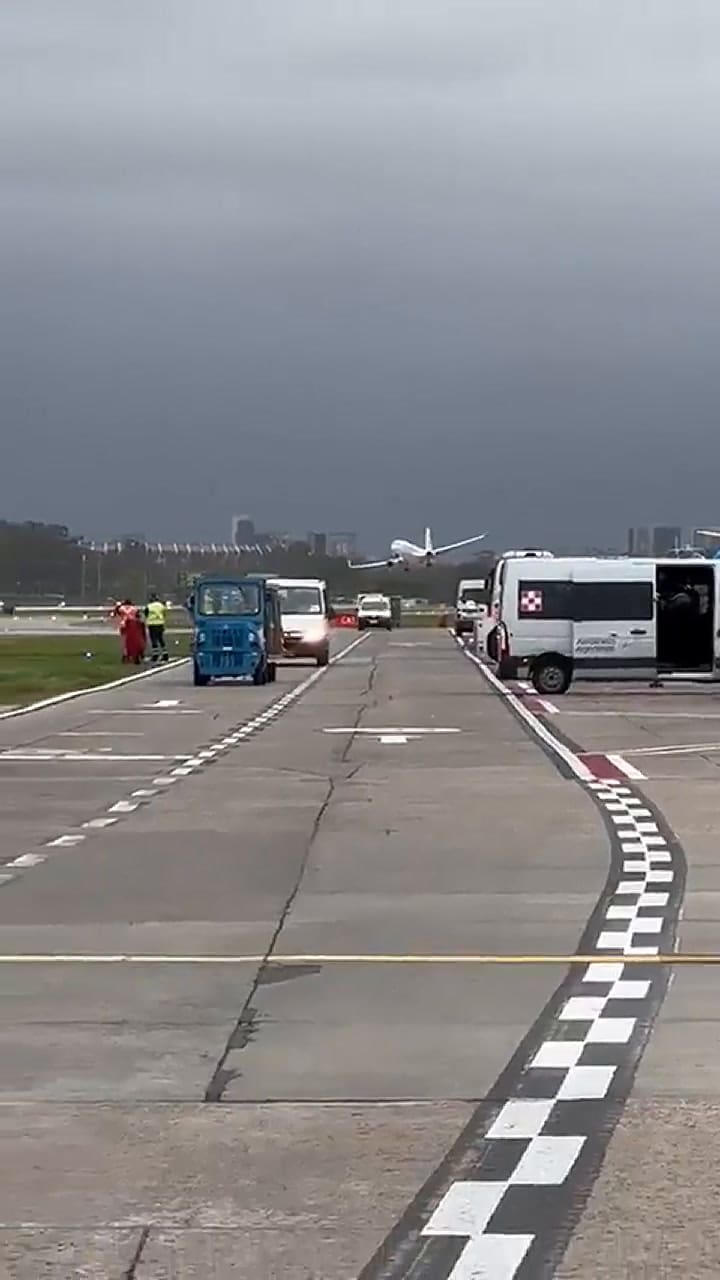 Un piloto de Flybondi debió hacer una arriesgada maniobra en Aeroparque