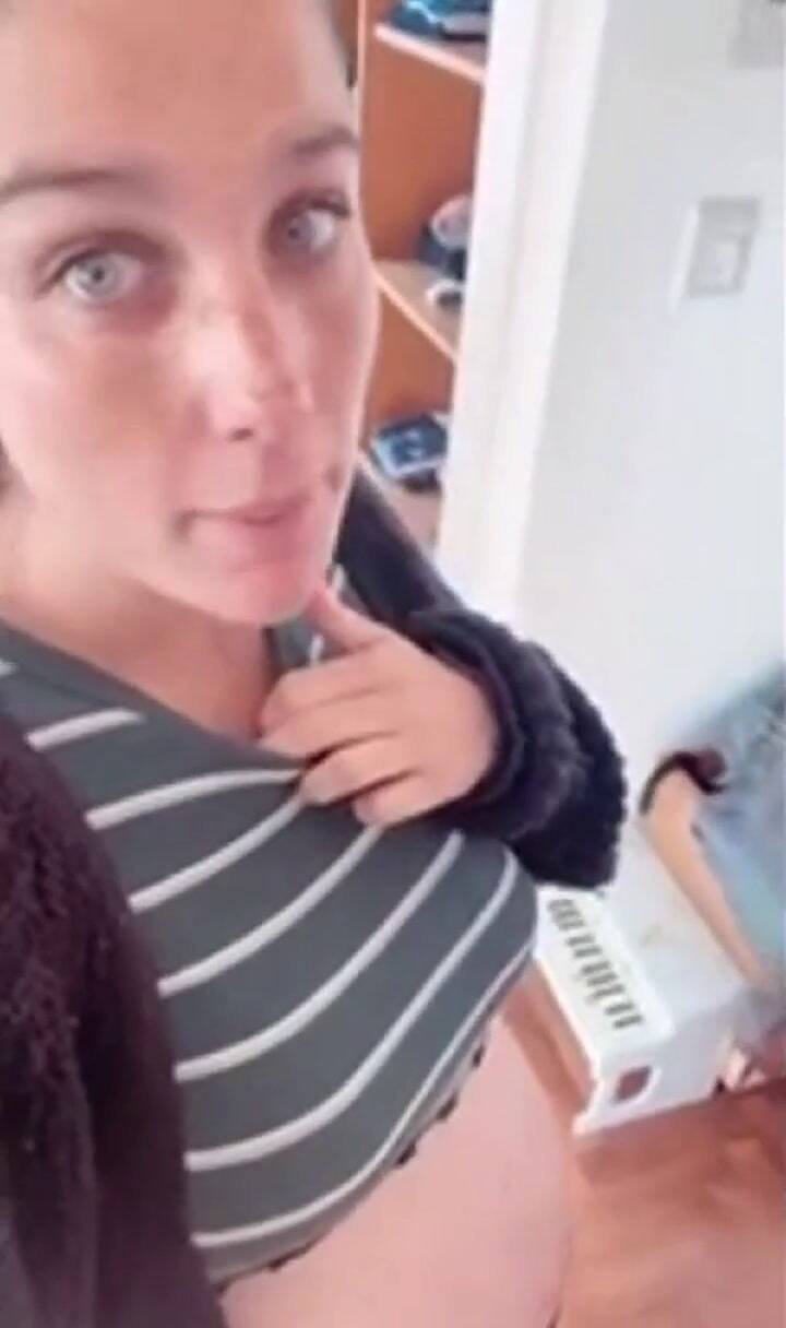 Juana Repetto reflejó los cambios de su cuerpo a los ocho meses de embarazo - Fuente: Instagram