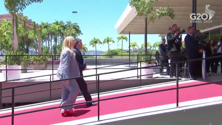 El frío saludo de Milei y Lula, que no planean tener una bilateral durante el G20