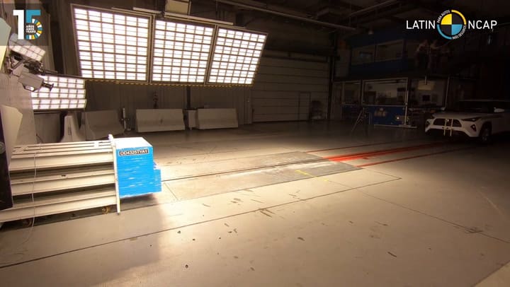 El Toyota Yaris Cross sacó dos estrellas en las pruebas de choque de Latin NCAP