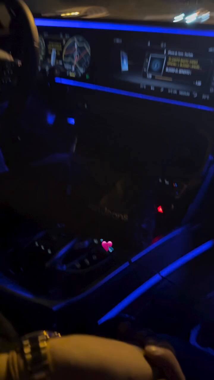 Así viajaban Wanda y L-Gante de camino al Chateau Libertador