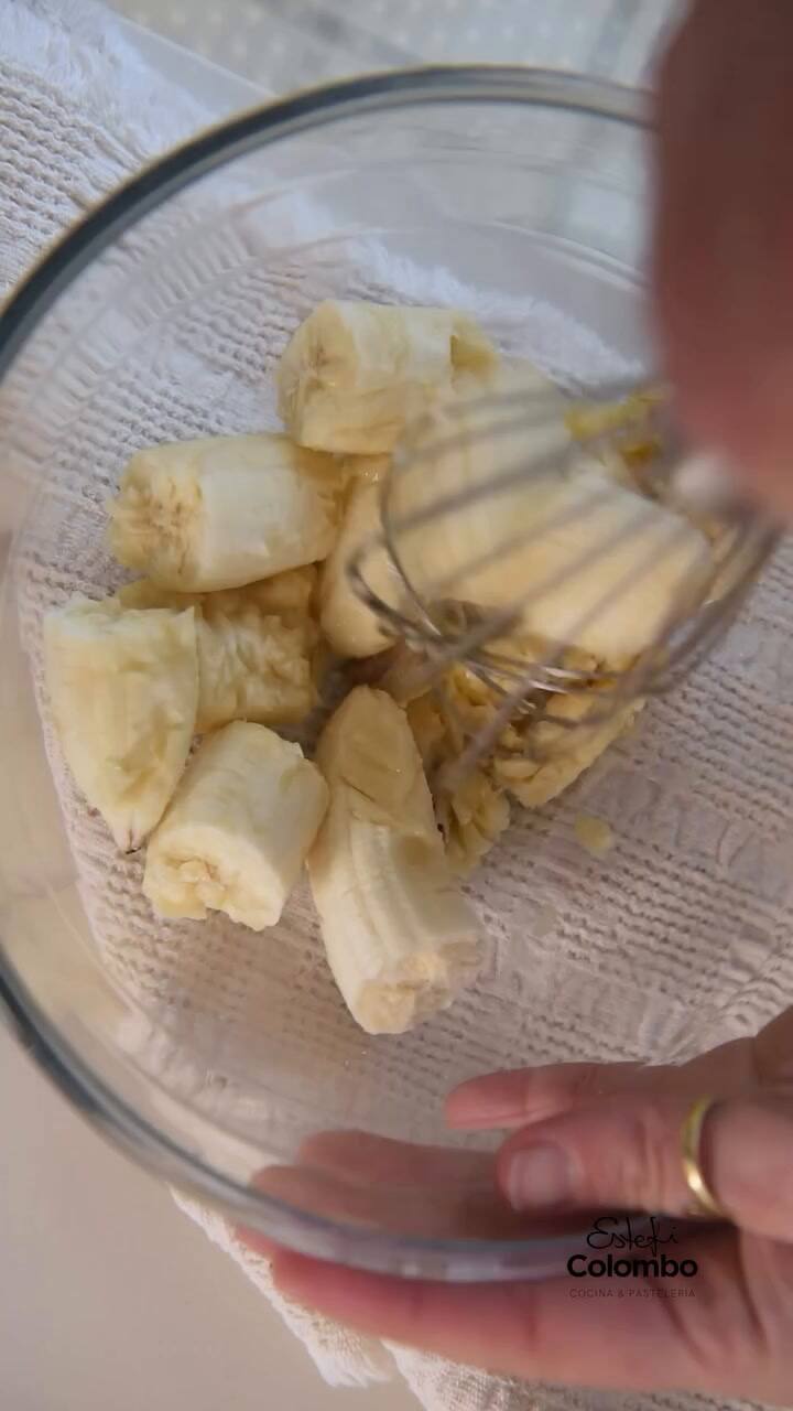 Budín de banana con nuez