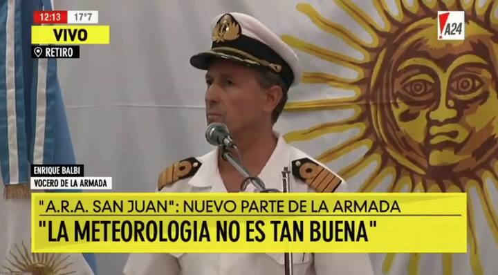 ARA San Juan: la Armada se desliga de la filtración del último mensaje que enviaron desde el submari