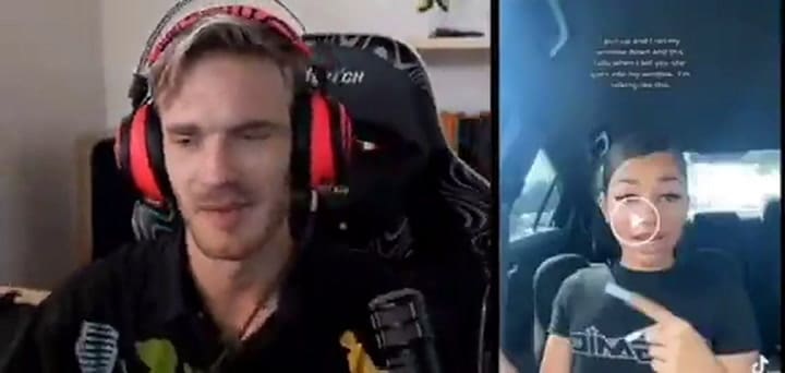 El youtuber sueco PewDiePie se burló de una tiktoker sorda