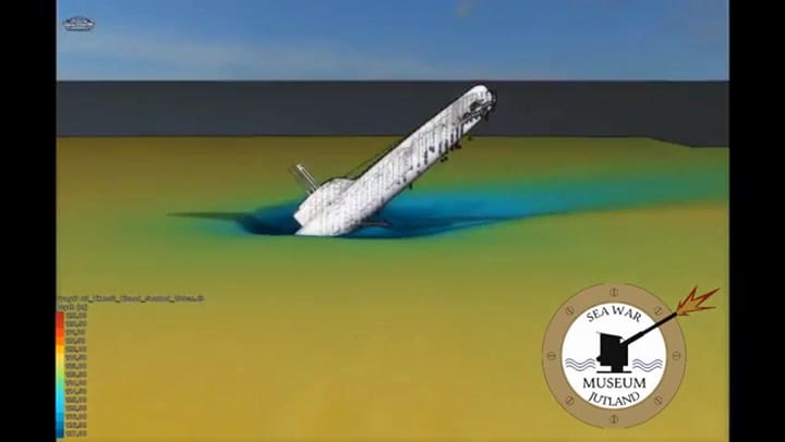 El submarino nazi que encontraron en Dinamarca - Fuente: Youtube