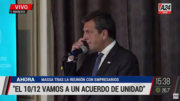 Amenazas a la familia de Sergio Massa