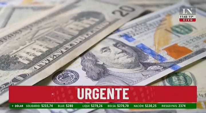 Día negro para el mercado: el dólar blue volvió a escalar y llegó a US$280