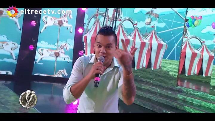 Cantando 2020. Ángela Leiva y Brian Lanzelotta cantaron 'Mi niña bonita' - Fuente: eltrece