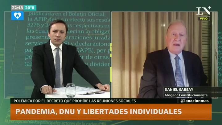 Entrevista a Daniel Sabsay, abogado Constitucionalista