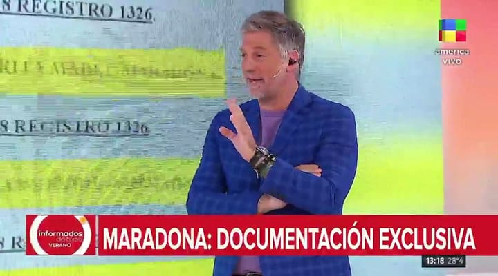 Las millonarias transferencias que Diego Maradona le hacía a Rocío Oliva - Fuente: América TV
