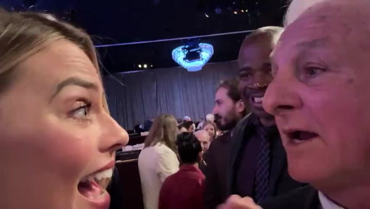 Margot Robbie expresó su entusiasmo por ver La sociedad de la nieve