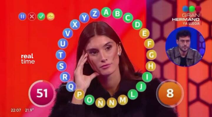 El error de Lola Latorre en Pasapalabra que no pasó desapercibido
