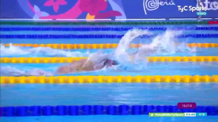 Delfina Pignatiello ganó su tercer oro y fue la gran estrella - Fuente: TyC Sports