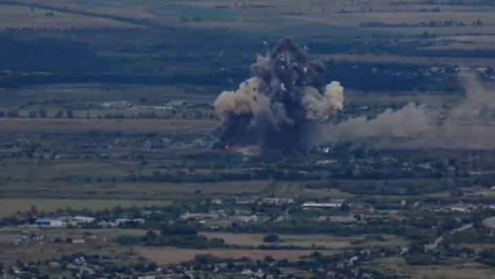 La 'apocalíptica' explosión de un depósito de armas que sorprendió a las tropas rusas