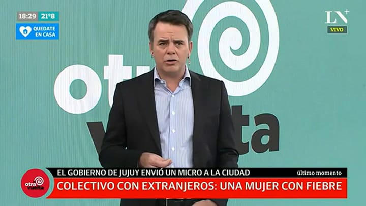 Coronavirus en Argentina: detienen a un micro con 62 extranjeros, lo envió el gobierno de Jujuy