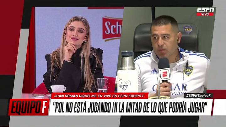 Juan Román Riquelme se atajó con un comentario a Morena Beltrán