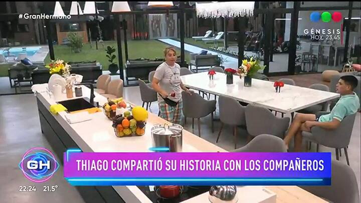 Thiago emocionó a todos al recordar a alguien en especial