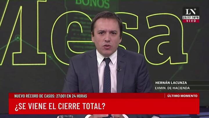 “Trabajar con bisturí y no con hacha”, la clave para enfrentar la segunda ola, según Hernán Lacunza