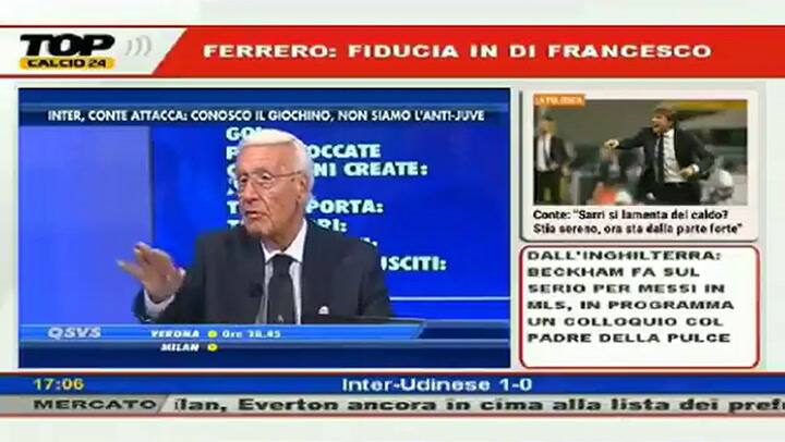 El comentario del periodista italiano: 'A Lukaku solo se lo puede frenar dándole 10 bananas'.