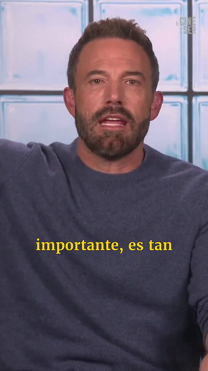 Ben Affleck sorprende al hablar español en una entrevista