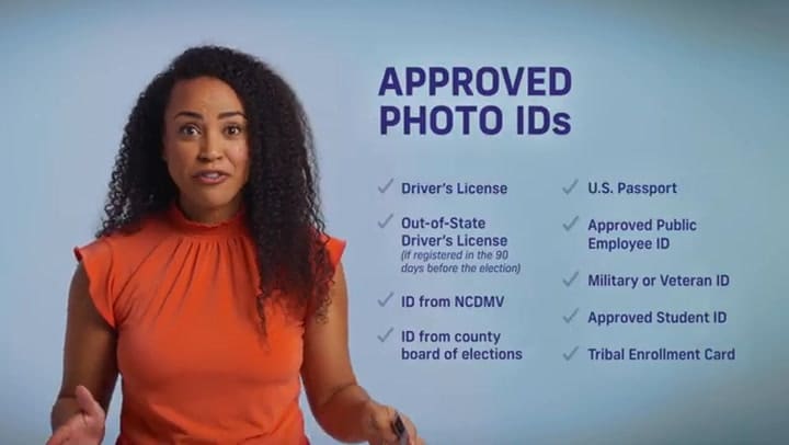 Elecciones en Carolina del Norte: las identificaciones que se aceptan para las primarias