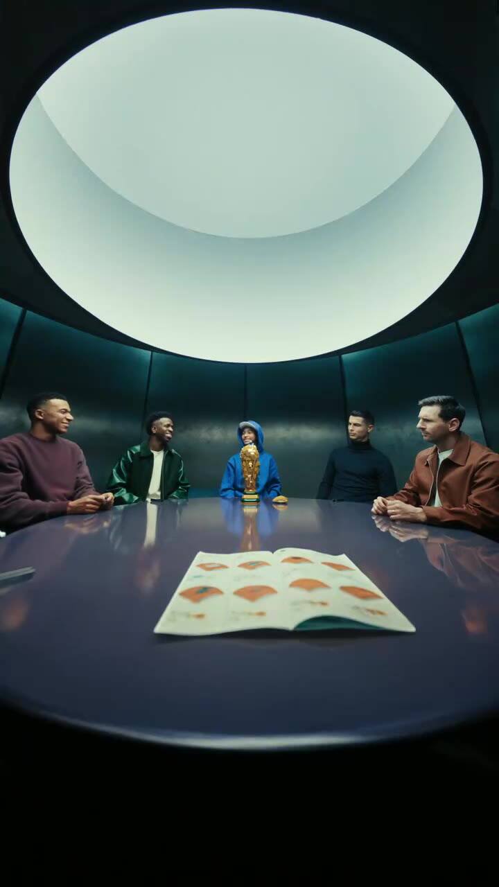 Messi, Ronaldo, Mbappé y Vinícius juntos antes del Mundial