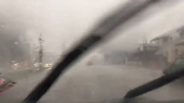 Granizo en Montevideo - Fuente: Met Uy Estacion bcp