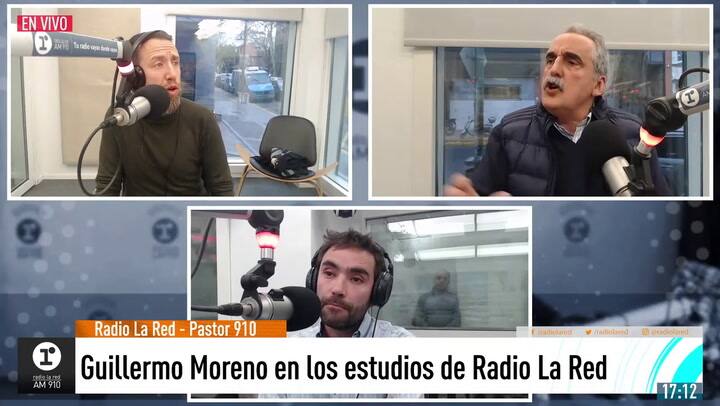Guillermo Moreno se cruzó con dos periodistas de Radio La Red
