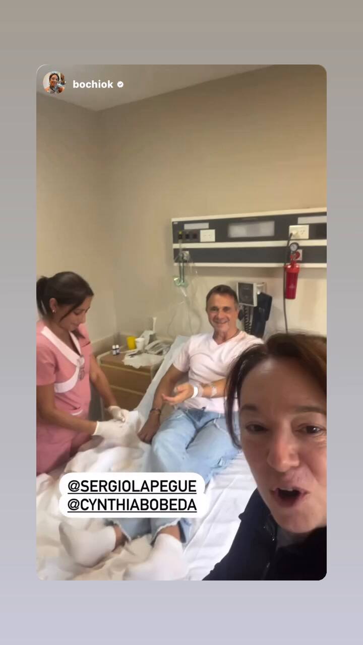 Sergio Lapegüe se reencontró con una enfermera que lo asistió en 2020