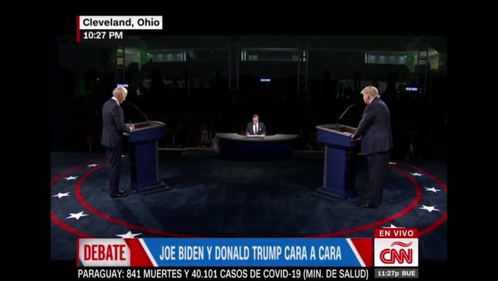 Debate presidencial: integridad electoral - Fuente: CNN en Español