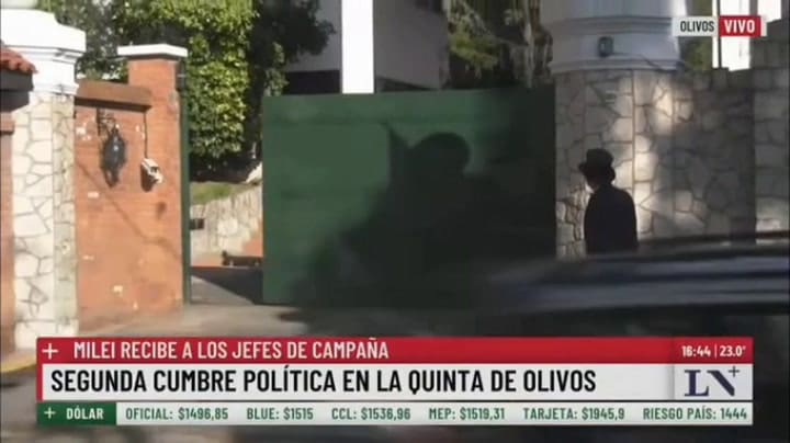 El Mago sin Dientes fue hasta la Quinta de Olivos y volvió a pedir una reunión con Javier Milei