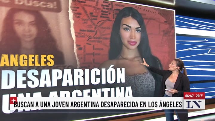 Buscan a una joven argentina desaparecida en Los Angeles
