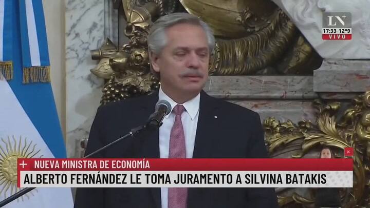 Ahora: Asume Silvina Batakis como nueva Ministra de Economía