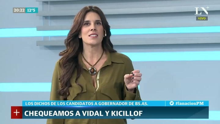 Laura Zomer, chequeamos a Vidal