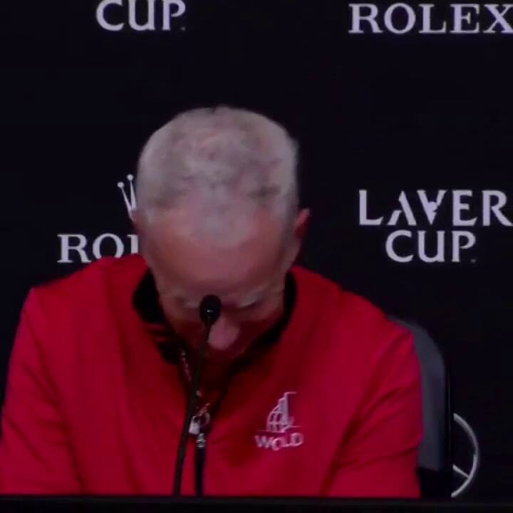 McEnroe hizo reír a sus jugadores cuando habló de los retiros de Nadal y Federer - Fuente: Twitter