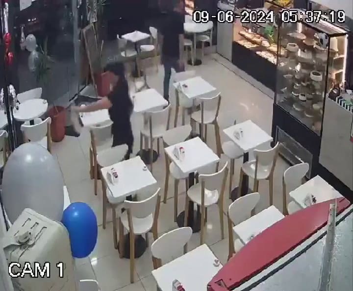 San Antonio de Padua: un hombre entró a una panadería, agredió a una empleada y destrozó el local a sillazos