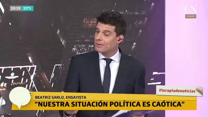 Beatriz Sarlo: 'Argentina no está partida en dos, está estallada'