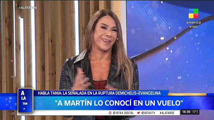 Tania Gonzalez Ledesma conto como lo sedujo Martin Demichelis en un vuelo