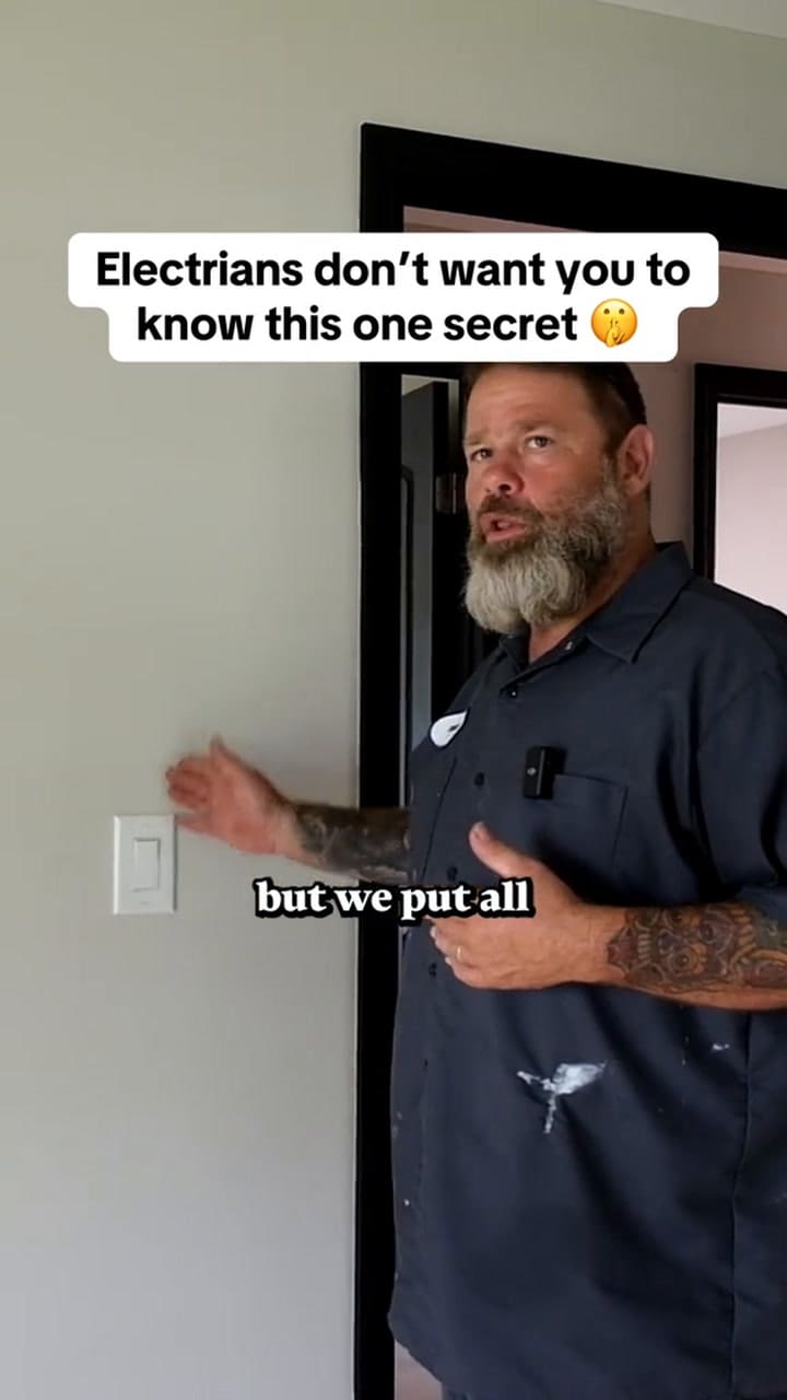 Reveló el secreto sobre los interruptores de luz que los electricistas no quieren que los propietarios sepan
