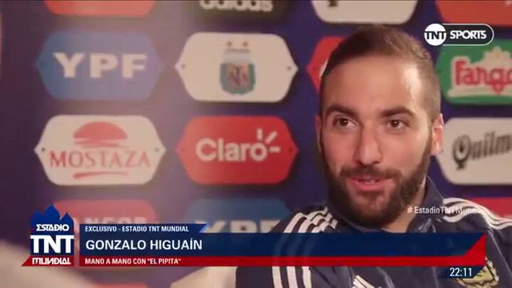 Higuaín, sobre los goles errados y el 'jugador descartable' - Fuente: TNT Sports