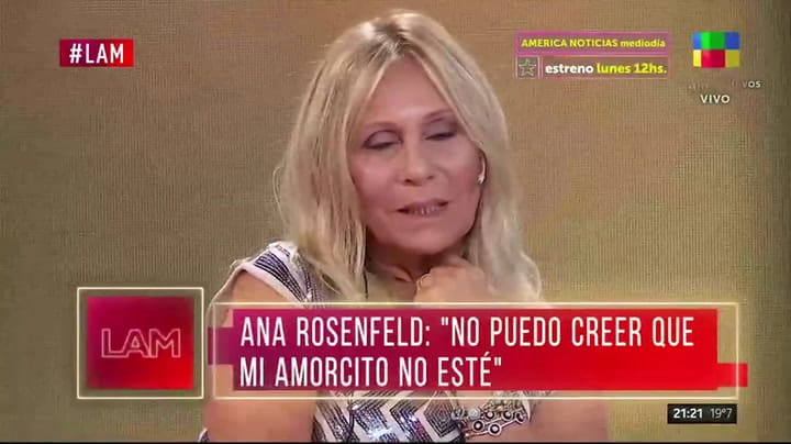 Las lágrimas de Ana Rosenfeld tras ver el mensaje de sus hijas en LAM