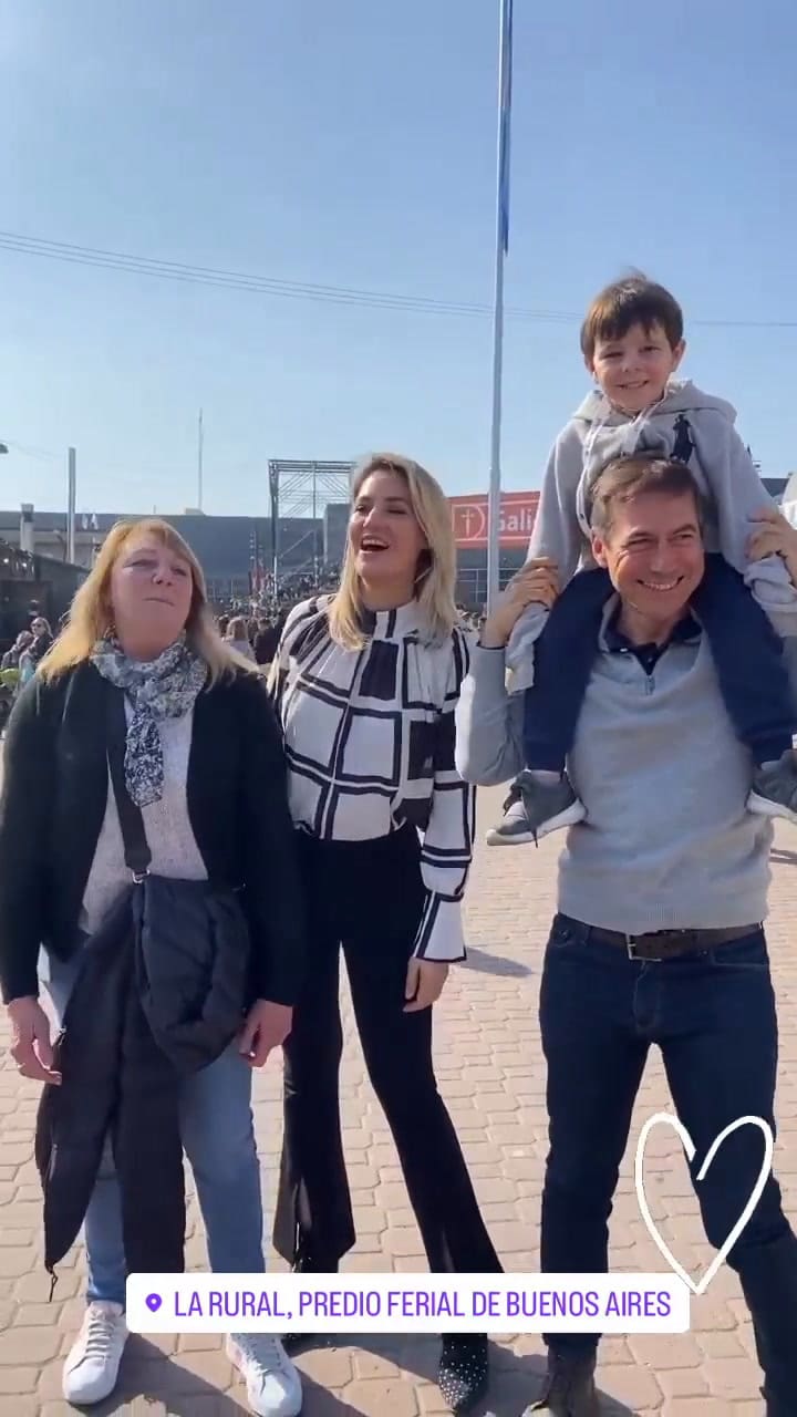 Carolina Losada y Luis Naidenoff se mostraron juntos