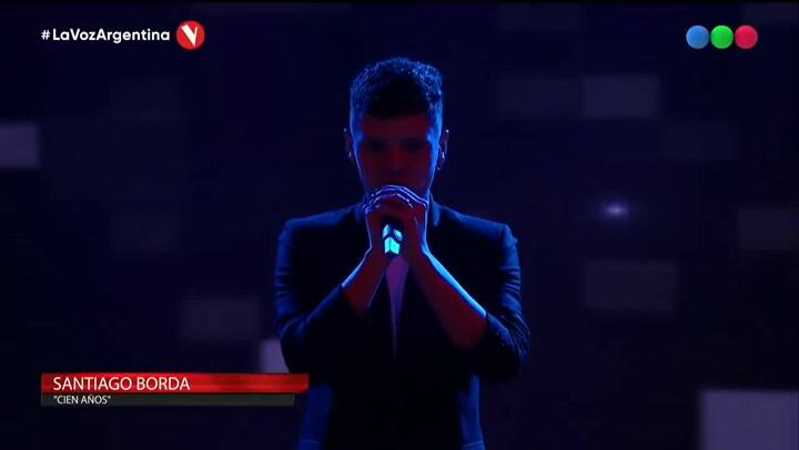 La Voz Argentina 2021: audiencia a ciegas de Santiago Borda - Fuente: Telefe