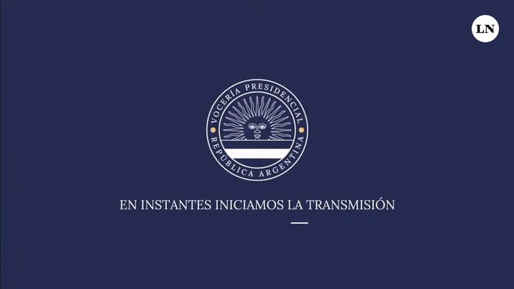 Conferencia de prensa de Manuel Adorni