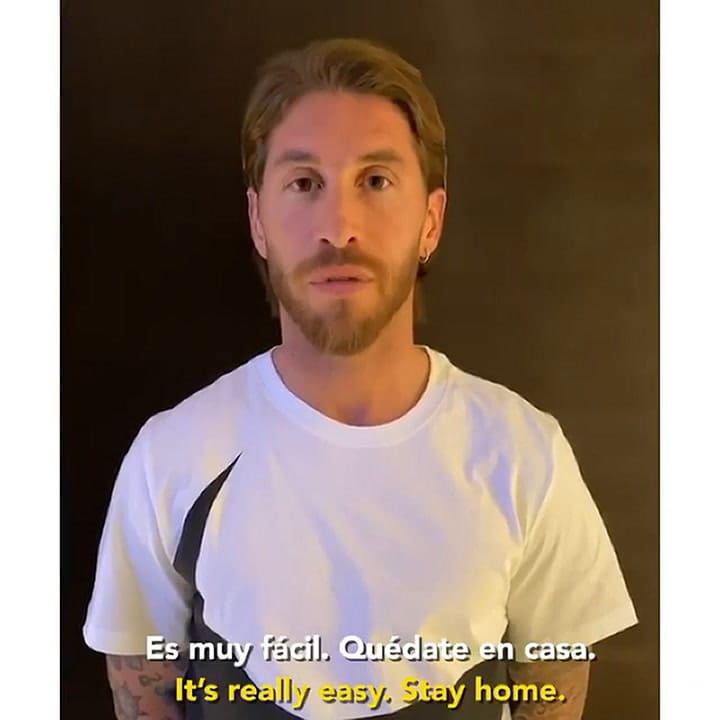 El mensaje de apoyo y conciencia de los deportistas - Fuente: Instagram