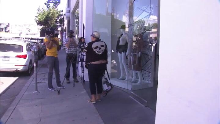 Así fue el ataque al local de las Kardashian en Hollywood