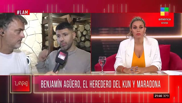 El Kun Aguero hablo de los rumores de embarazo de Sofia Calzetti